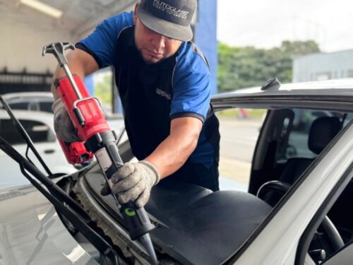 Instalación de parabrisas